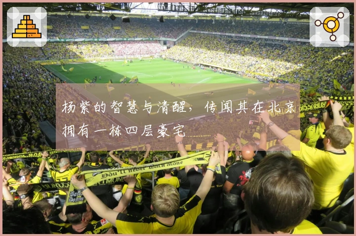 杨紫的智慧与清醒，传闻其在北京拥有一栋四层豪宅